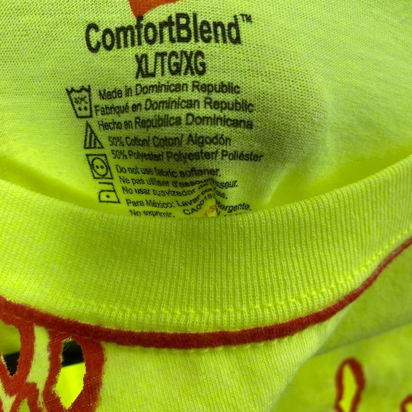 Custom Neon Hand Cut and Drawn T-shirt - Picture 8 of 8